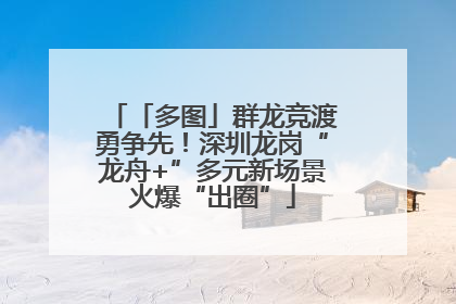 「多图」群龙竞渡勇争先！深圳龙岗“龙舟+”多元新场景火爆“出圈”