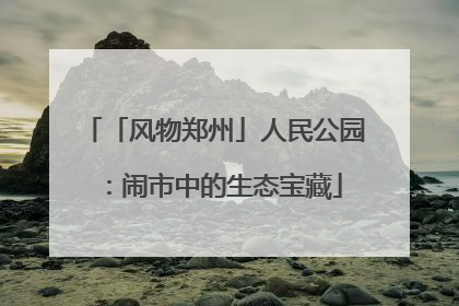 「风物郑州」人民公园：闹市中的生态宝藏
