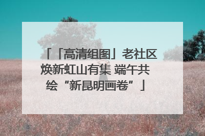 「高清组图」老社区焕新虹山有集 端午共绘“新昆明画卷”