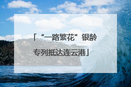 “一路繁花”银龄专列抵达连云港