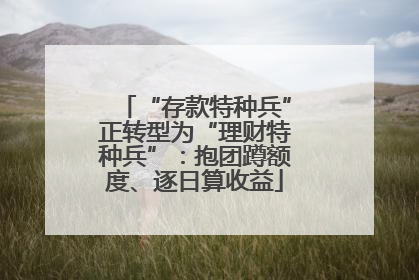 “存款特种兵”正转型为“理财特种兵”：抱团蹲额度、逐日算收益