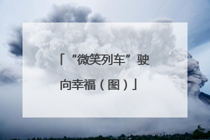 “微笑列车”驶向幸福（图）