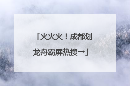 火火火！成都划龙舟霸屏热搜→