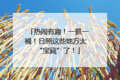 热闹有趣！一抓一桶！日照这些地方太“宝藏”了！
