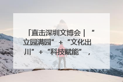 直击深圳文博会｜“立园满园”+“文化出川”+“科技赋能”，成都传媒发布三大文创领域合作清单