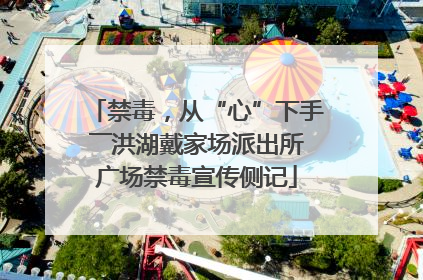 禁毒，从“心”下手――洪湖戴家场派出所广场禁毒宣传侧记