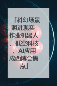 科幻场景照进现实 作业机器人、低空科技、AI应用成西博会焦点