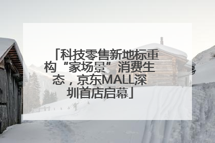 科技零售新地标重构“家场景”消费生态，京东MALL深圳首店启幕