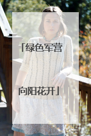 绿色军营 向阳花开