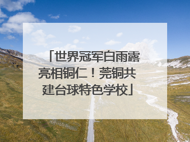 世界冠军白雨露亮相铜仁！莞铜共建台球特色学校
