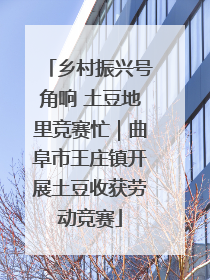 乡村振兴号角响 土豆地里竞赛忙｜曲阜市王庄镇开展土豆收获劳动竞赛