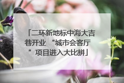 二环新地标中海大吉巷开业 “城市会客厅”项目进入大比拼