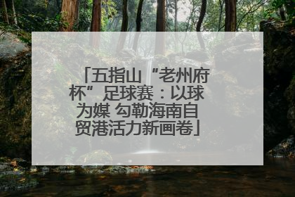 五指山“老州府杯”足球赛：以球为媒 勾勒海南自贸港活力新画卷