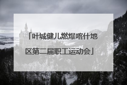 叶城健儿燃爆喀什地区第二届职工运动会
