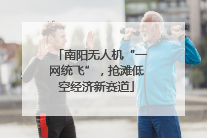 南阳无人机“一网统飞”，抢滩低空经济新赛道
