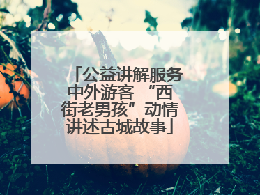 公益讲解服务中外游客 “西街老男孩”动情讲述古城故事
