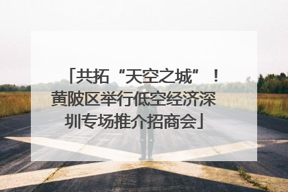 共拓“天空之城”！黄陂区举行低空经济深圳专场推介招商会