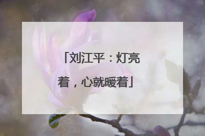 刘江平：灯亮着，心就暖着