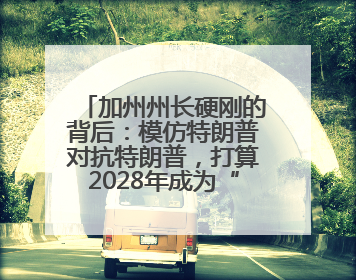 加州州长硬刚的背后：模仿特朗普对抗特朗普，打算2028年成为“特朗普”