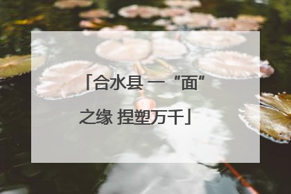合水县 一“面”之缘 捏塑万千