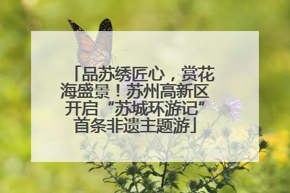 品苏绣匠心，赏花海盛景！苏州高新区开启“苏城环游记”首条非遗主题游