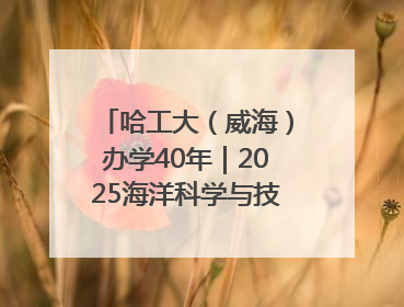 哈工大（威海）办学40年｜2025海洋科学与技术国际学术会议在威海召开