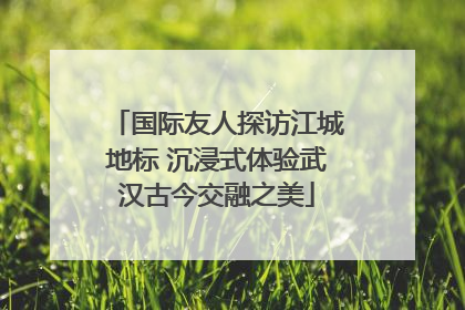 国际友人探访江城地标 沉浸式体验武汉古今交融之美