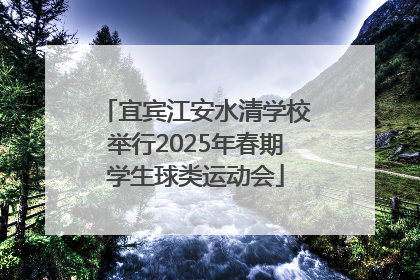 宜宾江安水清学校举行2025年春期学生球类运动会