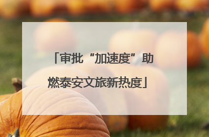 审批“加速度”助燃泰安文旅新热度