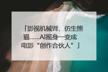 影视机械臂、仿生熊猫……AI摇身一变成电影“创作合伙人”