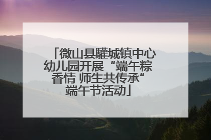 微山县驩城镇中心幼儿园开展“端午粽香情 师生共传承”端午节活动