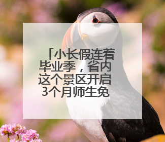 小长假连着毕业季，省内这个景区开启3个月师生免费游