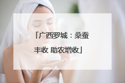 广西罗城：桑蚕丰收 助农增收
