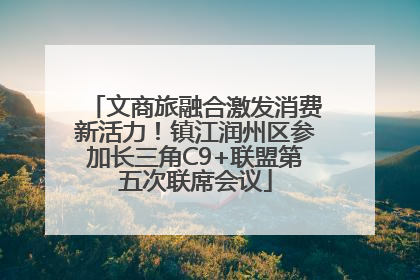 文商旅融合激发消费新活力！镇江润州区参加长三角C9+联盟第五次联席会议