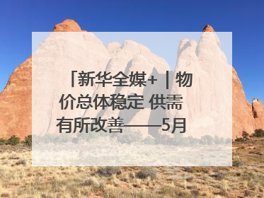 新华全媒+｜物价总体稳定 供需有所改善——5月份物价数据透视