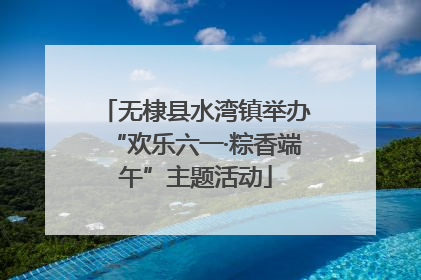 无棣县水湾镇举办“欢乐六一·粽香端午”主题活动