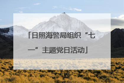 日照海警局组织“七一”主题党日活动