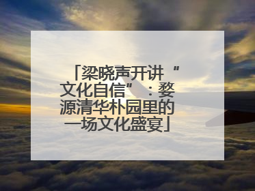 梁晓声开讲“文化自信”：婺源清华朴园里的一场文化盛宴