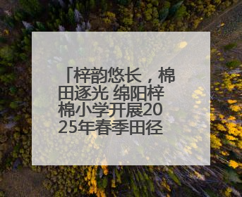 梓韵悠长，棉田逐光 绵阳梓棉小学开展2025年春季田径运动会