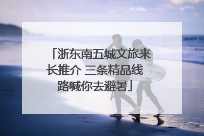 浙东南五城文旅来长推介 三条精品线路喊你去避暑