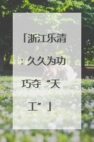 浙江乐清：久久为功 巧夺“天工”