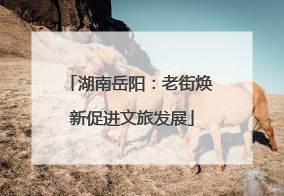 湖南岳阳：老街焕新促进文旅发展