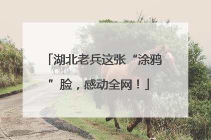 湖北老兵这张“涂鸦”脸，感动全网！