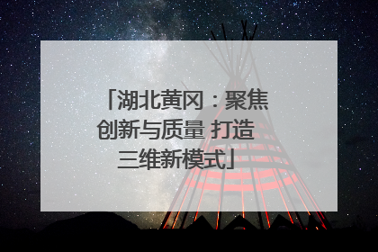 湖北黄冈：聚焦创新与质量 打造三维新模式