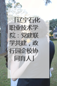 辽宁石化职业技术学院：党建联学共建，政行园企校协同育人