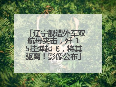 辽宁舰遭外军双航母夹击，歼-15挂弹起飞，将其驱离！影像公布