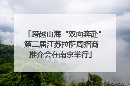 跨越山海“双向奔赴” 第二届江苏拉萨周招商推介会在南京举行