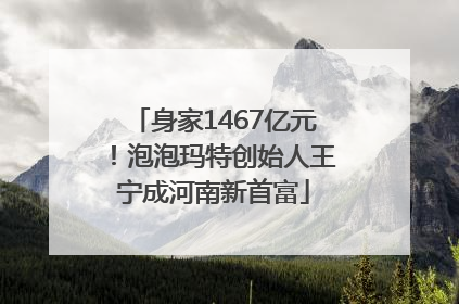 身家1467亿元！泡泡玛特创始人王宁成河南新首富