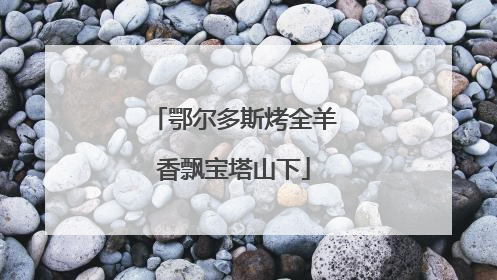 鄂尔多斯烤全羊香飘宝塔山下