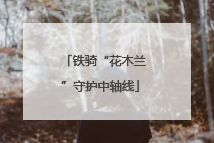铁骑“花木兰”守护中轴线